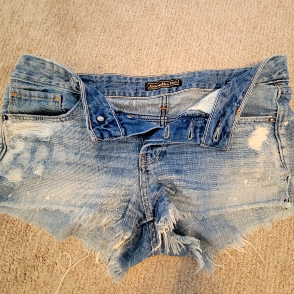 Abercrombie denim cutoff shorts